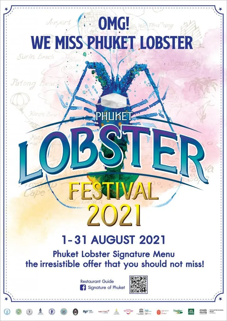 An infographic of the Phuket Lobster Festival 2021