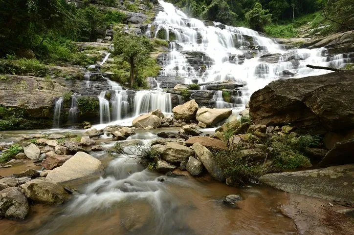 Pajo Waterfall located in Bacho district, Narathiwat province.