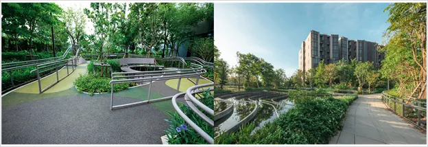 The natural landscape of Jin Wellbeing County.