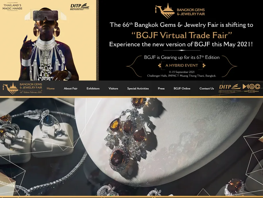 The hybrid event for the 66th Bangkok Gems & Jewellery Fair.
