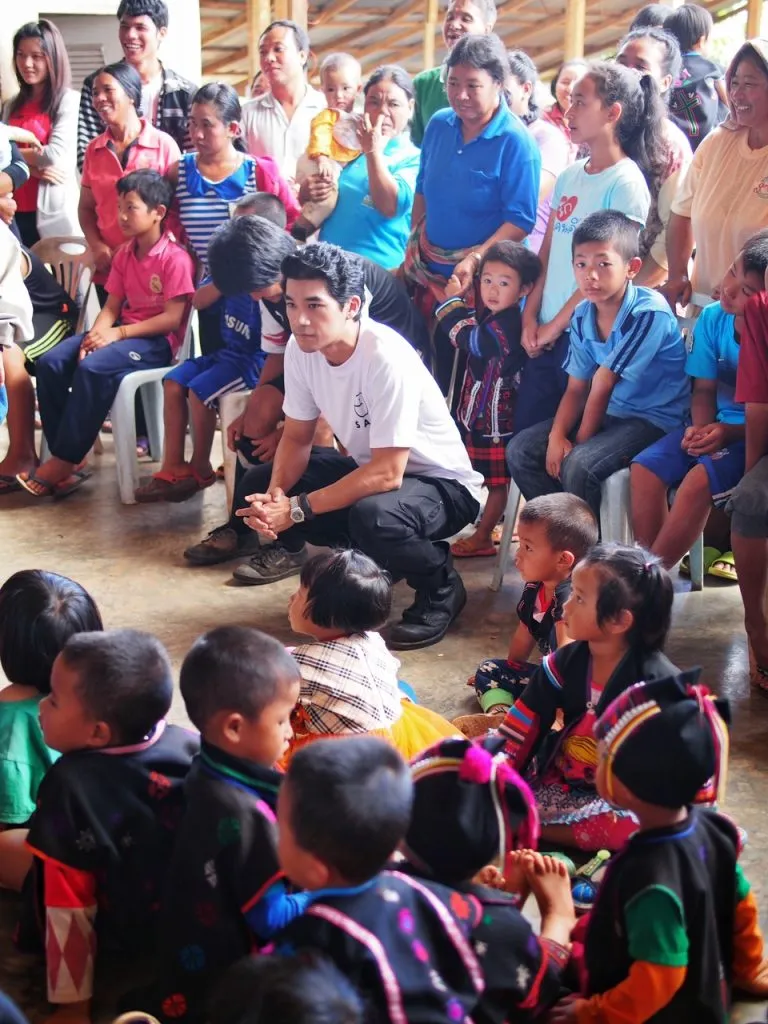 Sakson working with underserved communities and youths.