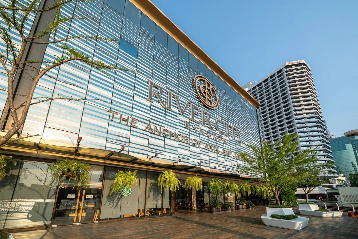 The exterior view of River City Bangkok