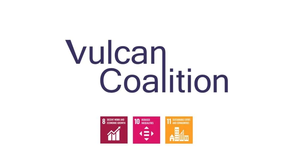 Vulcan Coalition logo with three sustainable development goals