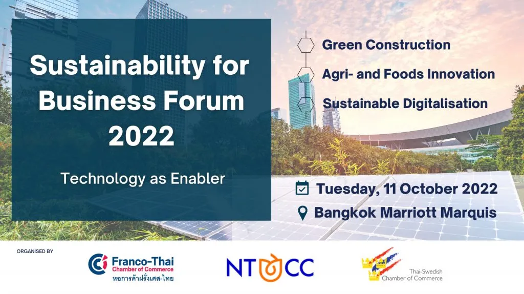 Sustainability for Business Forum 2022 banner