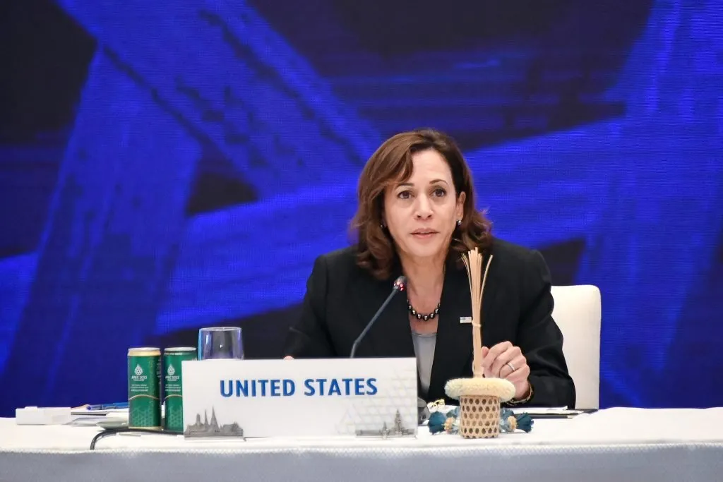 VP Harris at the APEC handover ceremony on November 19th, 2022.