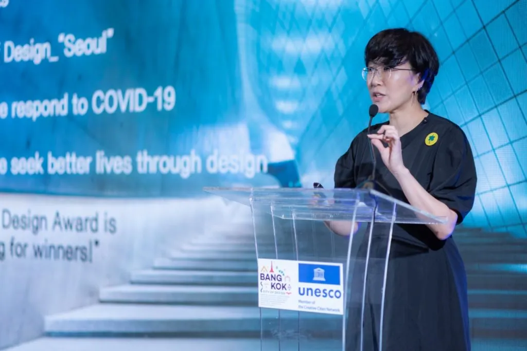 Ayoung UM, a representative from Seoul City of Design, South Korea
