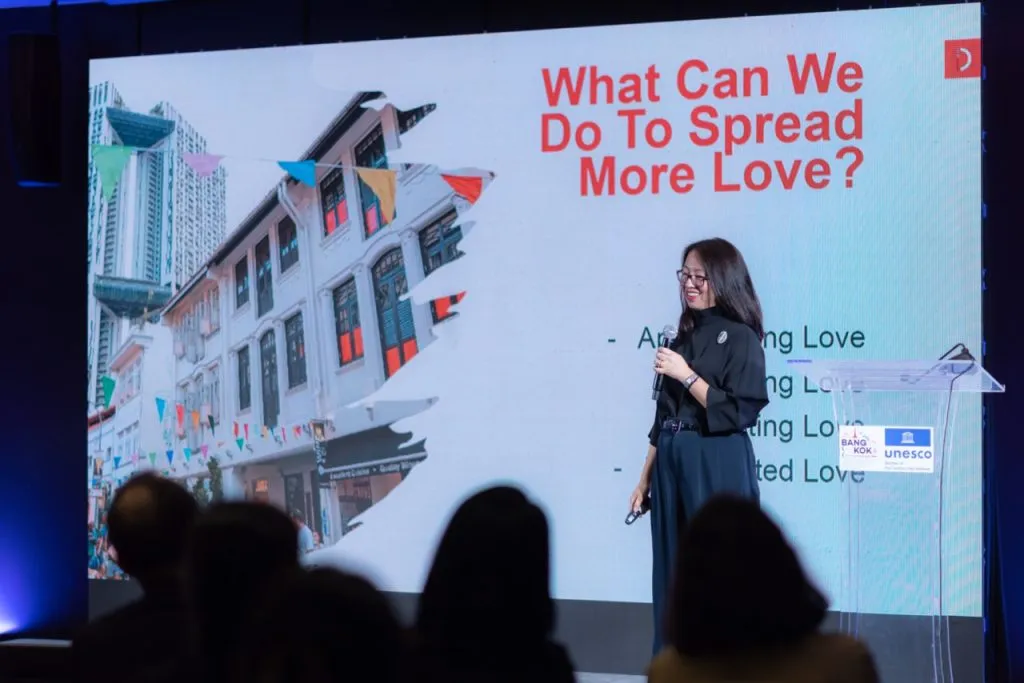 Kelly Tan, a representative from Singapore City of Design, Singapore