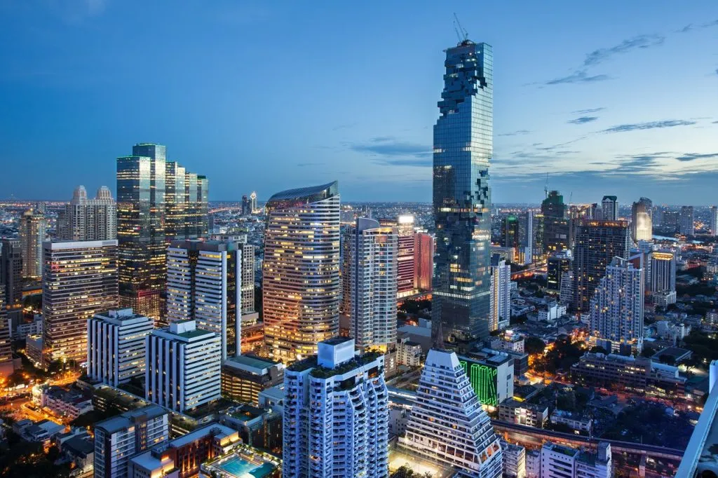 Cityscape in Bangkok Thailand