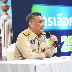 EC Chairman Ittiporn talking about election matters