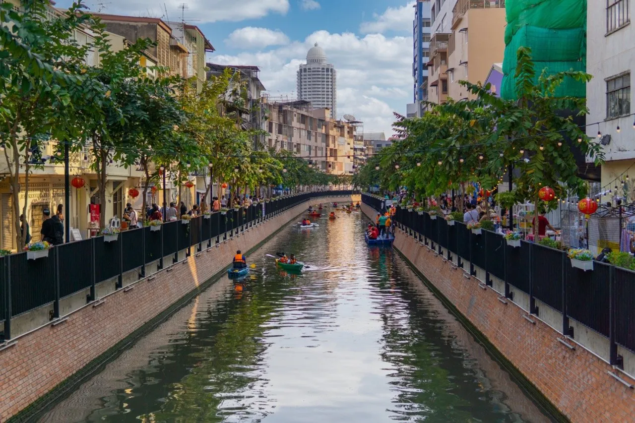 Ong Ang Canal that was previously renovated