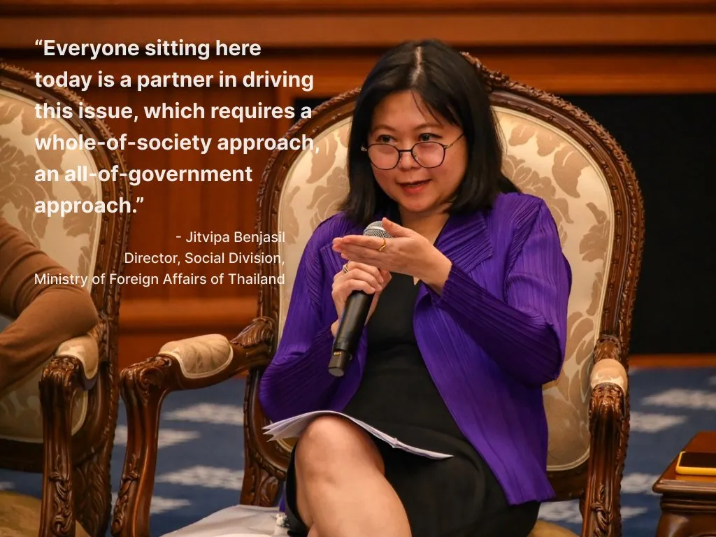 Jitvipa Benjasil, Director of the Social Division, Department of International Organizations, Ministry of Foreign Affairs