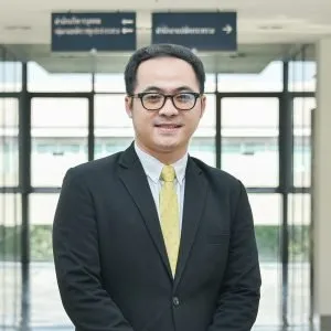 A portrait of Aeyaya Chorot, a diplomat in the Ministry of Foreign Affairs (MFA)