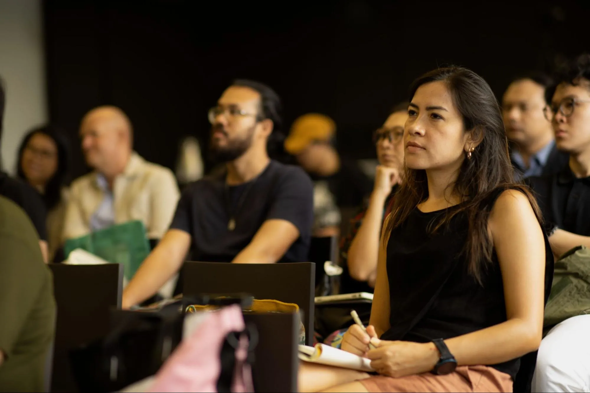 Audience members at the Creatives for Climate Action - Thailand conference