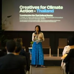 Susannah Tantemsapya, Founder & Executive Director of Creative Migration / Bangkok 1899 and CCAT Producer at the Creatives for Climate Action