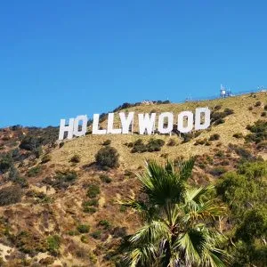 The Hollywood sign