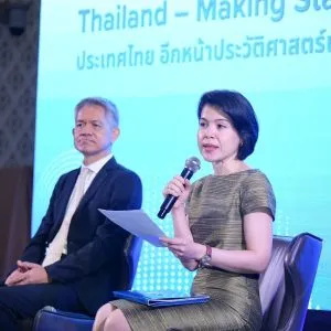 Cataleya Phatoomros, Deputy Director General of the Department of International Organizations, Ministry of Foreign Affairs, speaking at the Thailand Making Statelessness History event