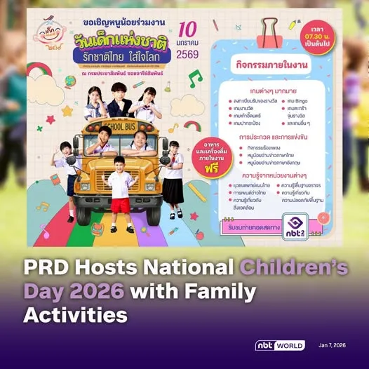 PRD activities for Thailand's National Children's Day