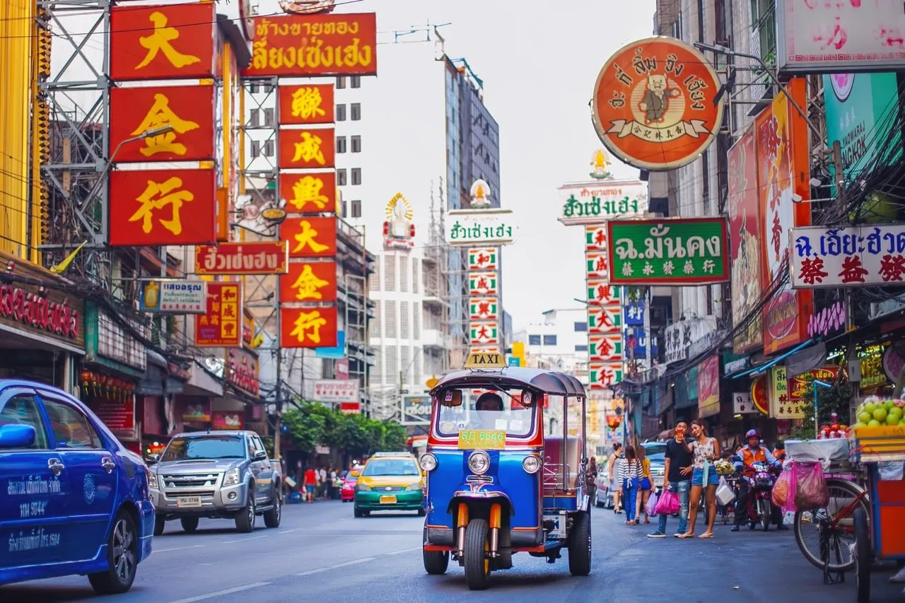 Chinatown in Bangkok Thailand