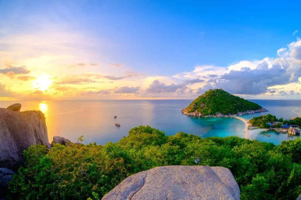Beautiful view from Koh Nang Yuan