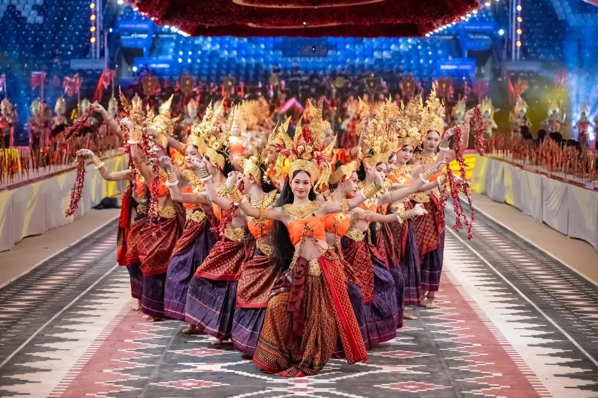 A performance at the Colors of Buriram event