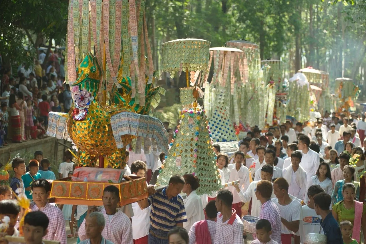 In Mon communities across Thailand, there is a unique tradition for Songkran festival as well