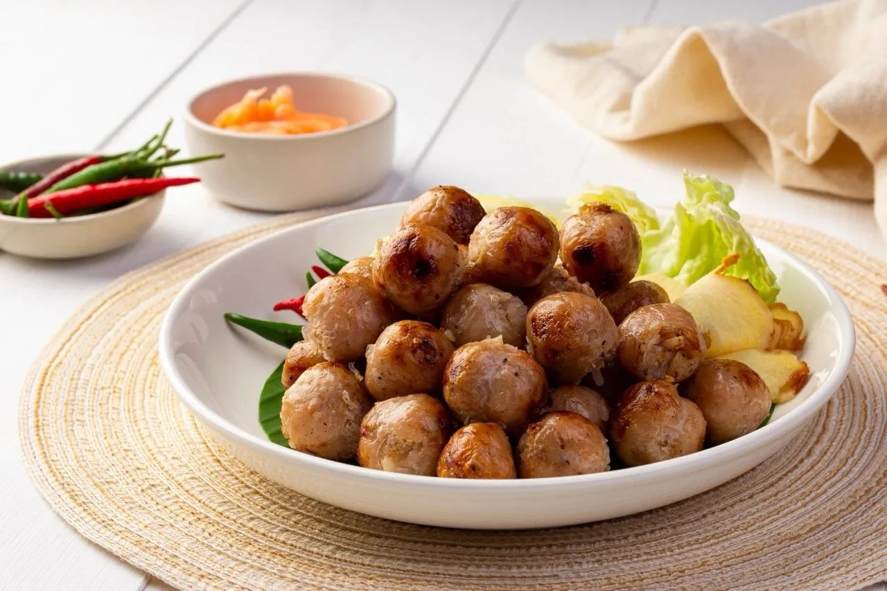 Sai Krok Isan or Isan Fermented Sausage