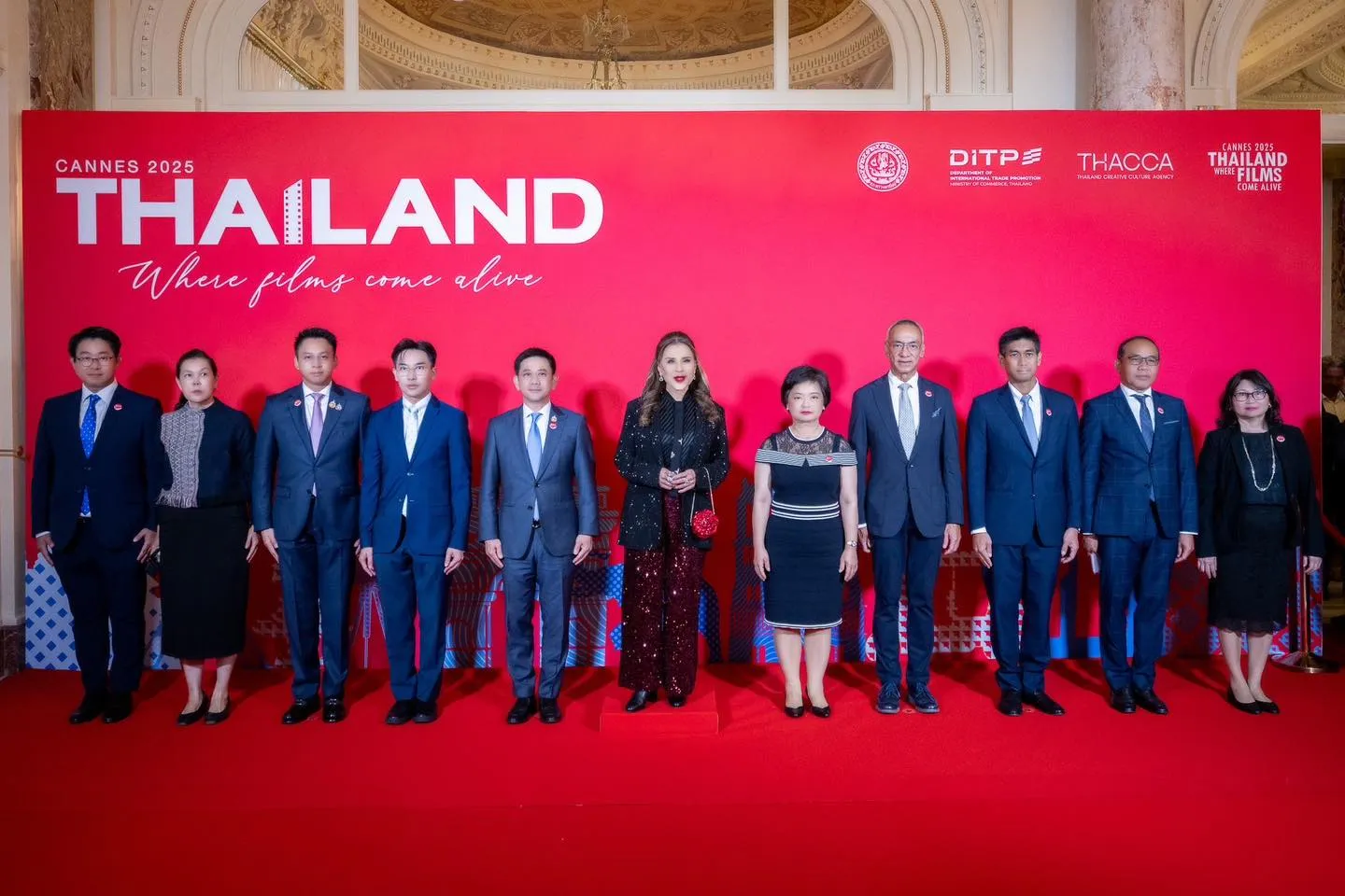 The Thai Night event in Cannes, an event presided over by Princess Ubolratana Rajakanya Sirivadhana Barnavadi