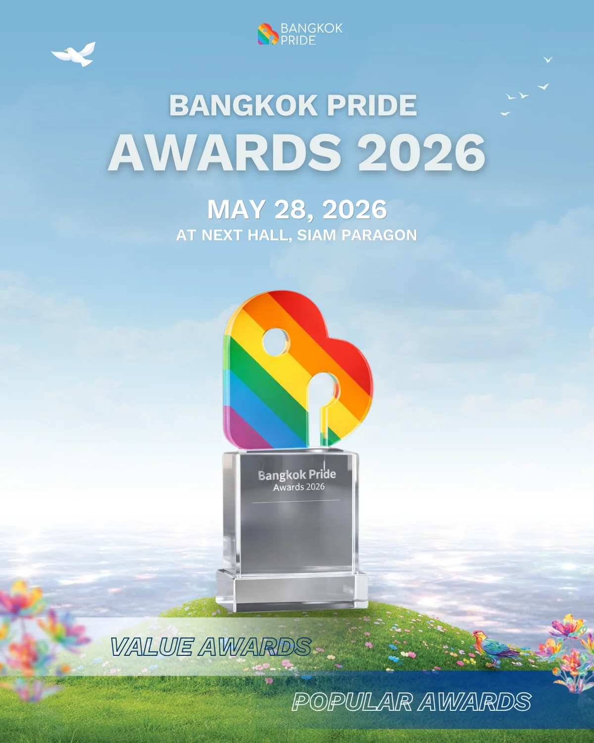 Recognize excellence in the LGBTQ+ community and media.