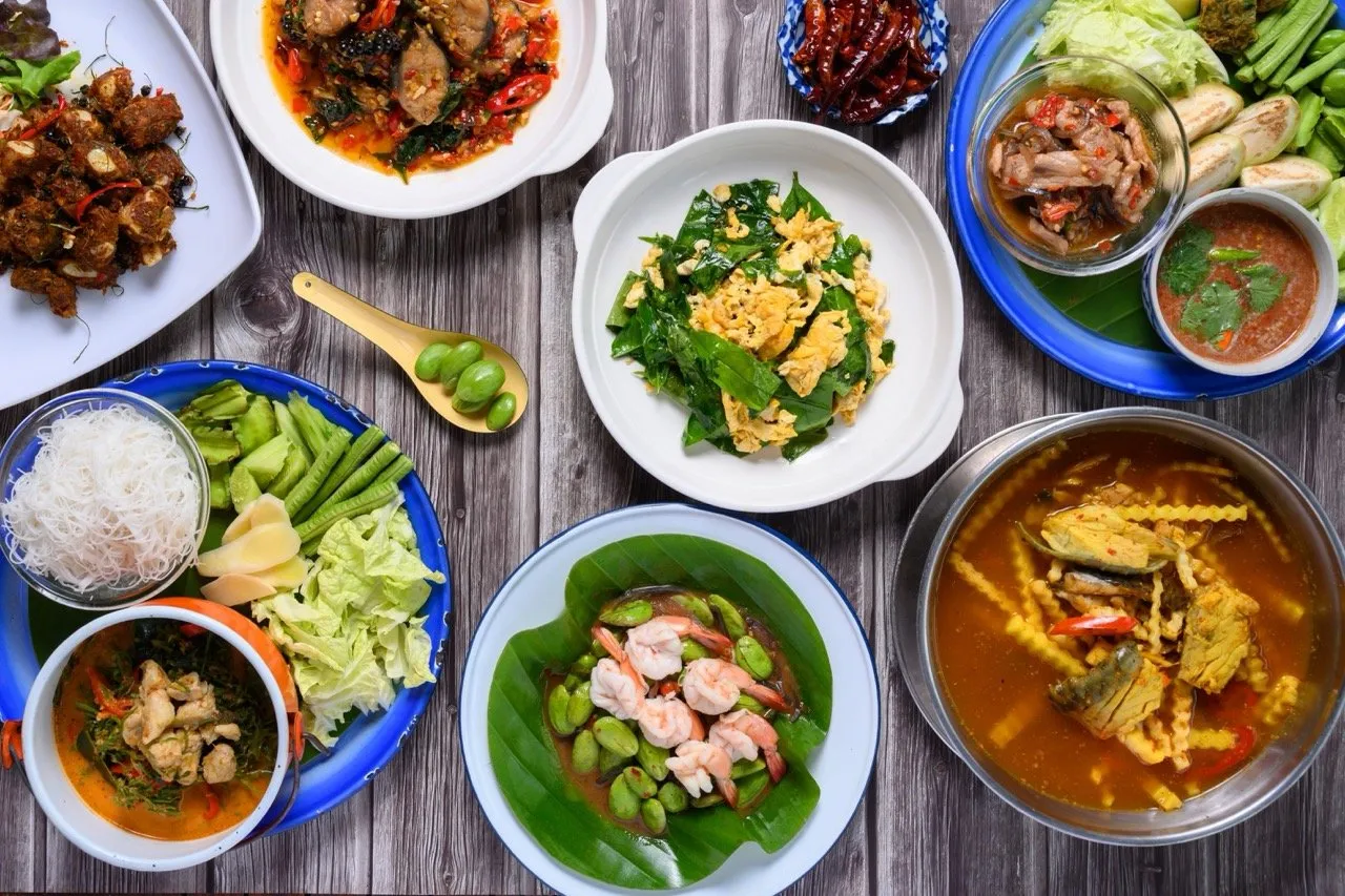 South of Thailand dishes