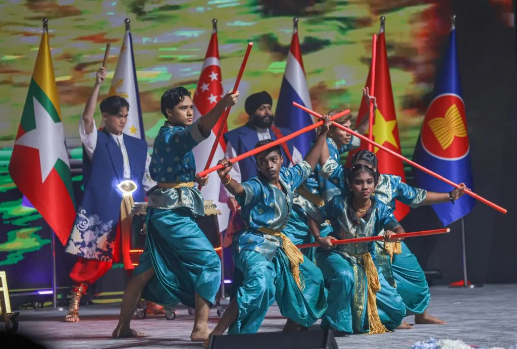 Performers at the 58th ASEAN Foreign Ministers’ Meeting held in Kuala Lumpur.