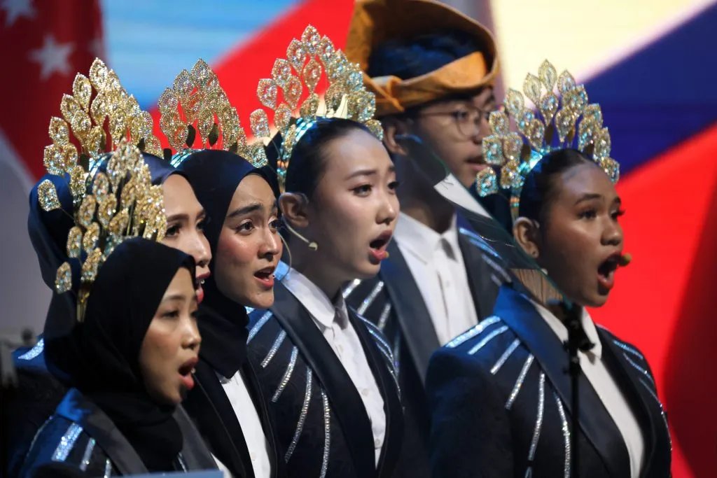 Performers at the 58th ASEAN Foreign Ministers’ Meeting held in Kuala Lumpur.
