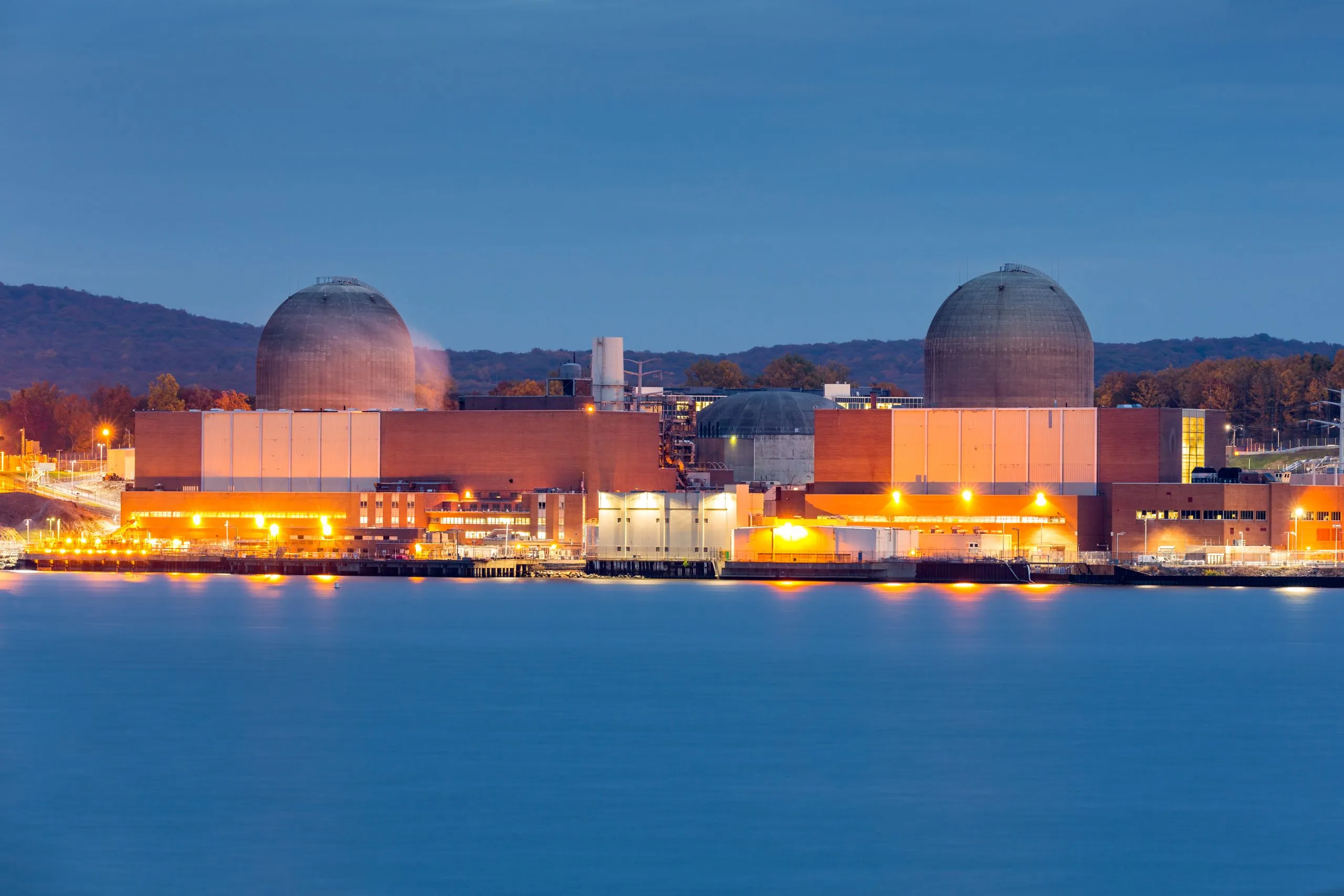 Nuclear power plant on the Hudson River.