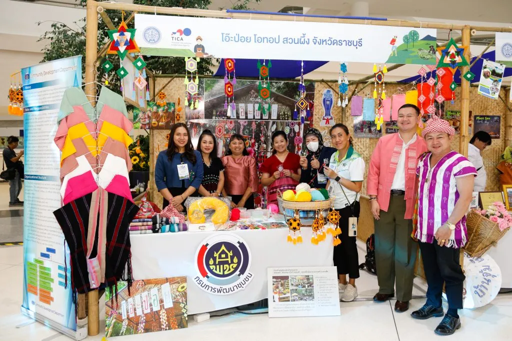 Community Development Department booth at TICA Connect