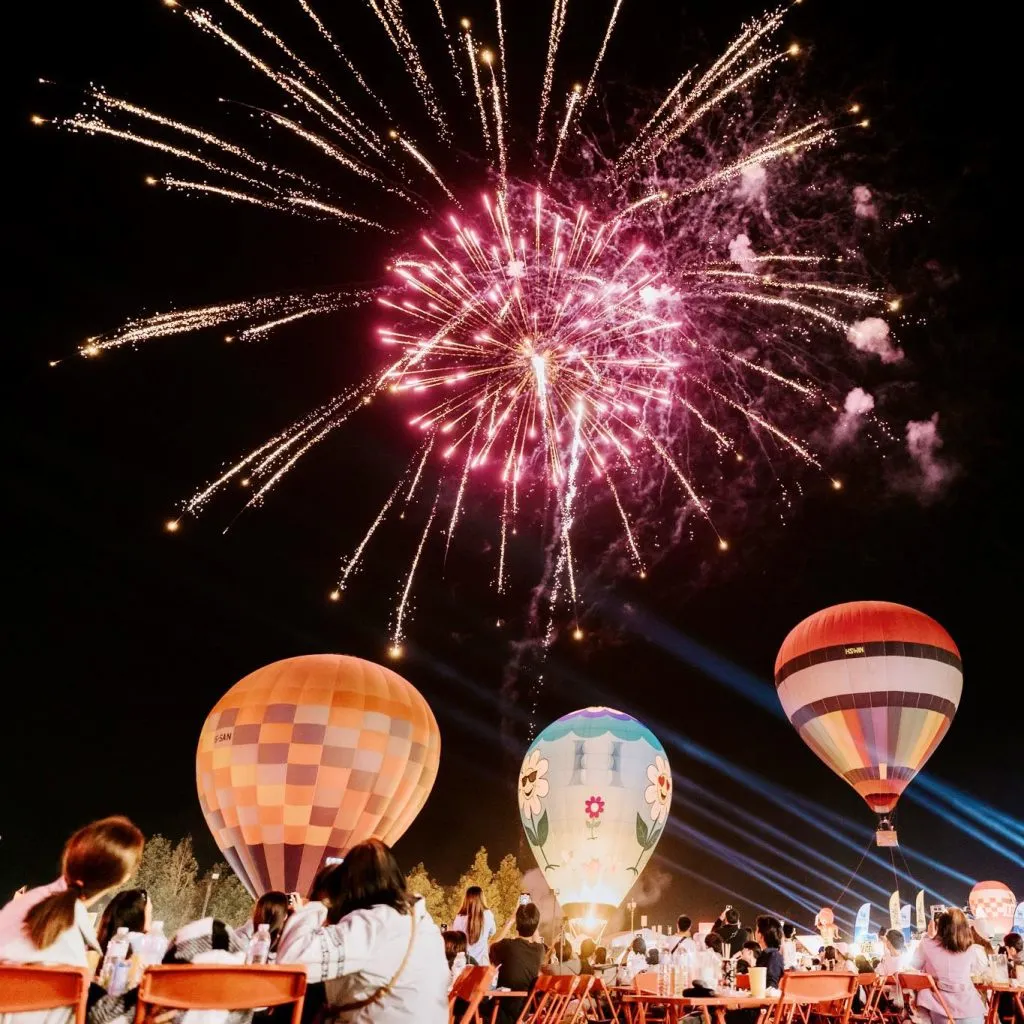 Balloon Magic Night Glow at the Chiang Rai International Balloon Fiesta