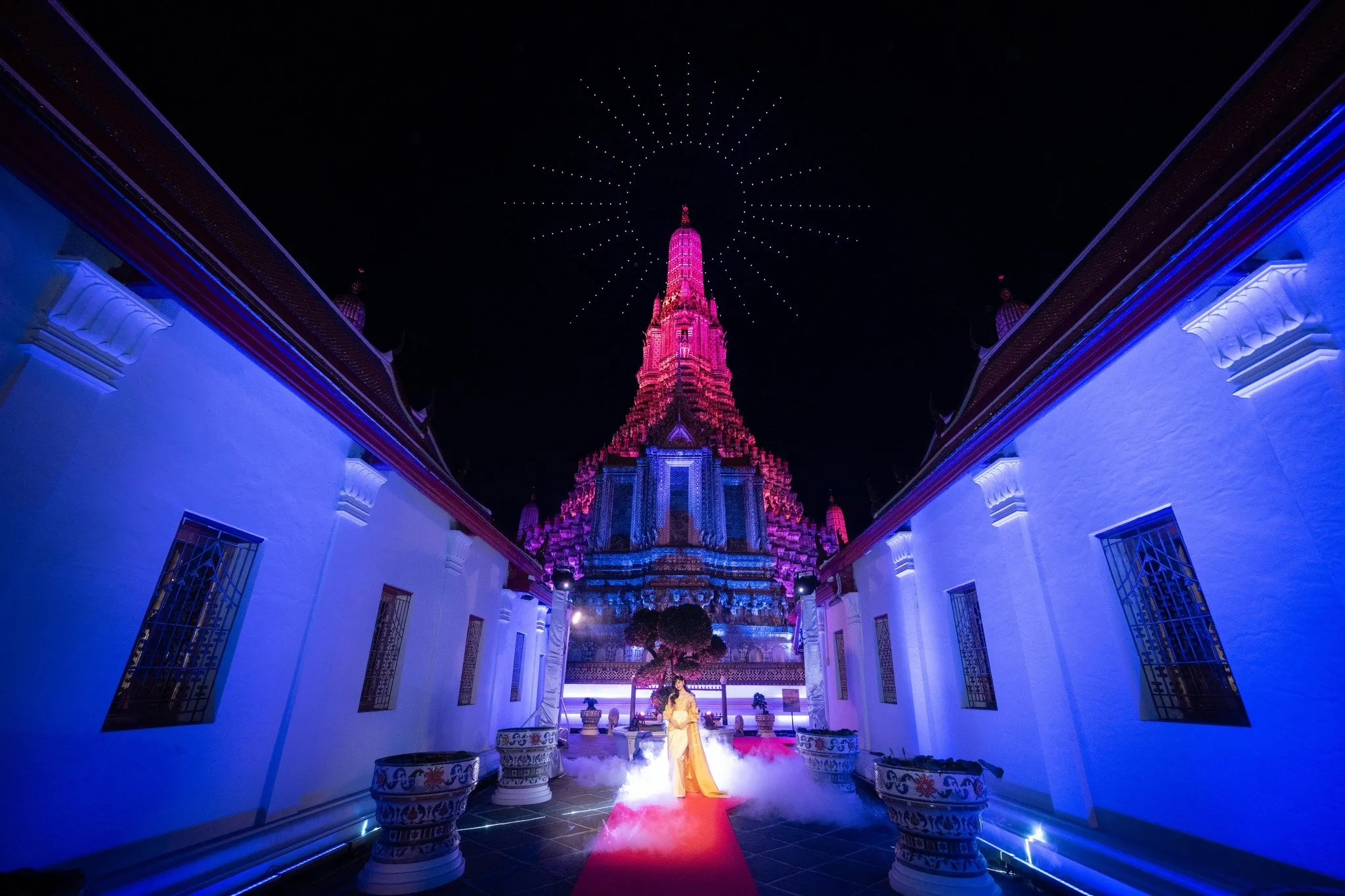 LISA (Lalisa Manoban) at the Amazing Thailand Ambassador Exclusive Night at Wat Arun