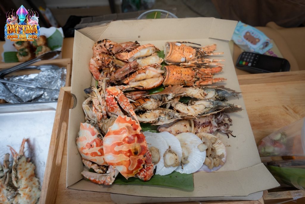 Seafood at the Pattaya Squid Fair