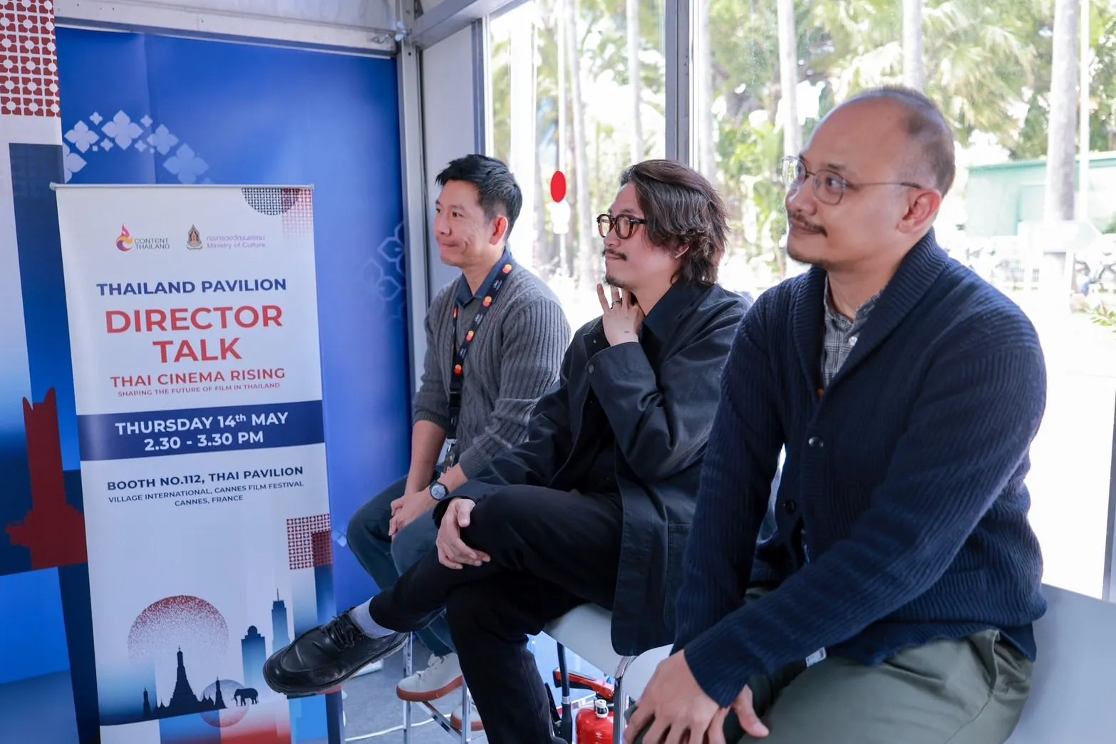 The director talk at the Thailand Pavilion, Festival De Cannes