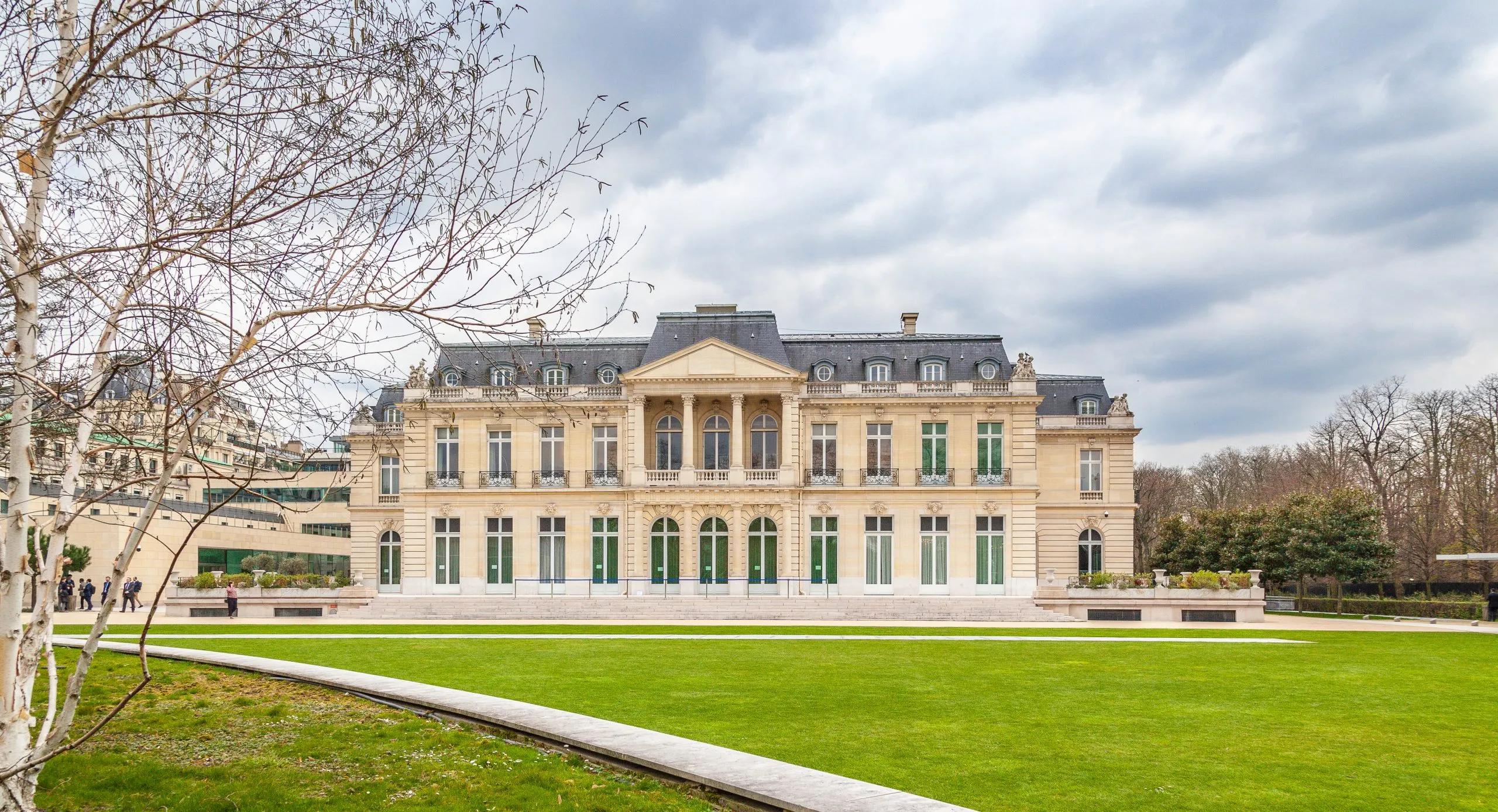 The Château de la Muette, the headquarters of the OECD in Paris, France