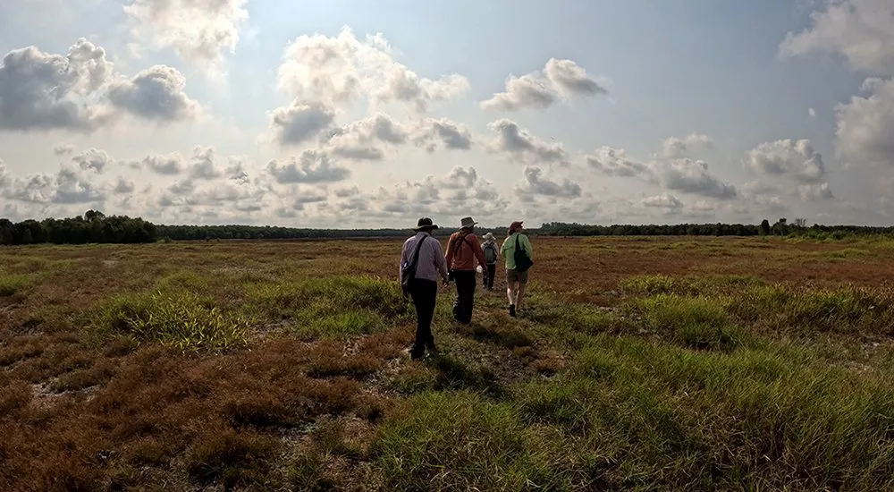 The visit to explore the reintroduction efforts