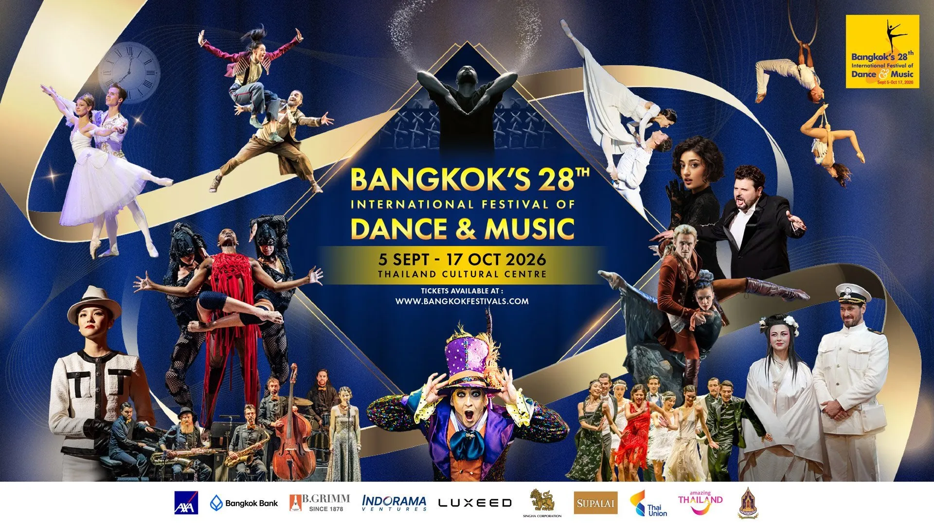 Bangkok International Festival of Dance and Music 2026 banner