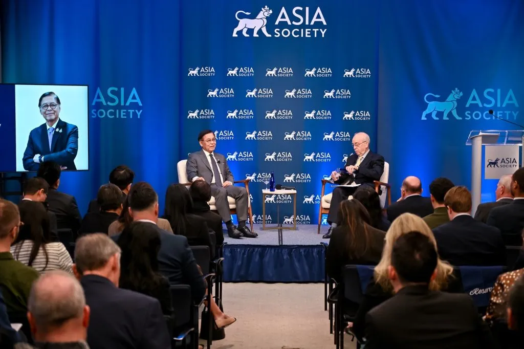 Sihasak Phuangketkeow takes part in a discussion on ASEAN and Asia’s future at Asia Society in New York.