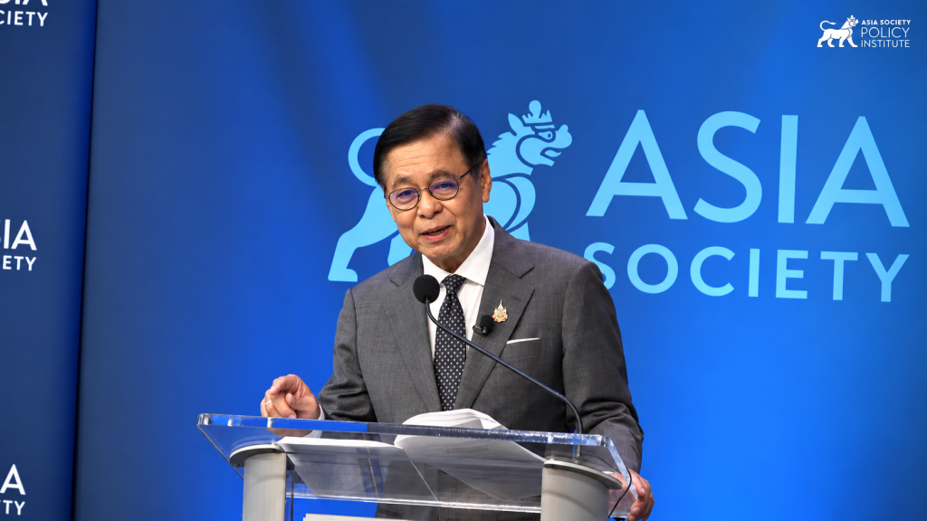 Thailand’s Deputy Prime Minister and Foreign Minister delivers an ASEAN keynote at Asia Society in New York.