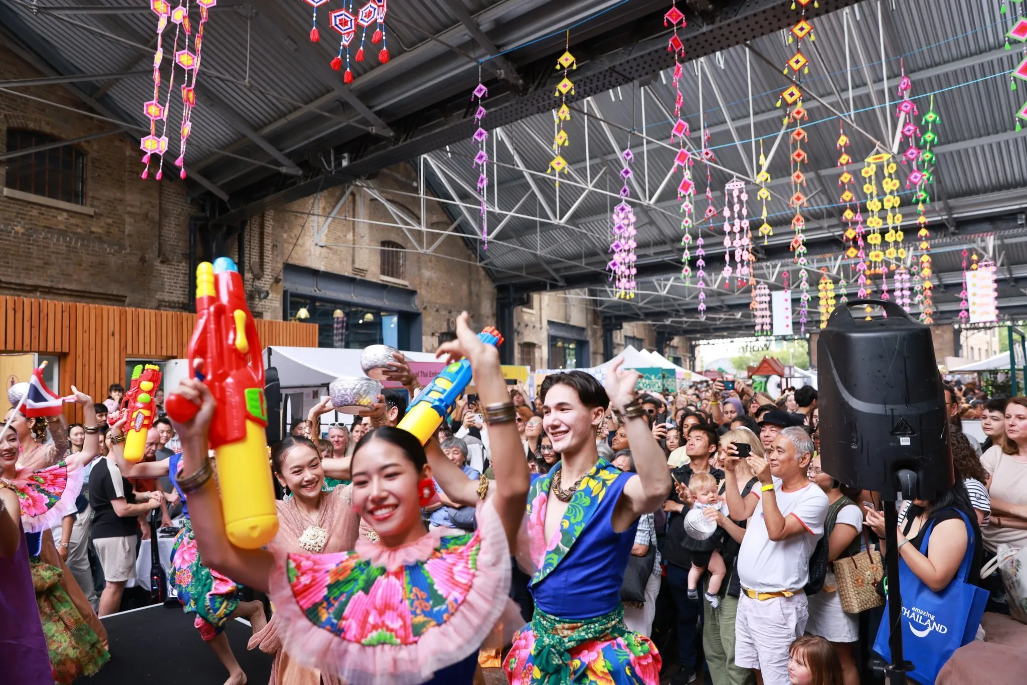 Thai cultural performers at Thailand Showcase.